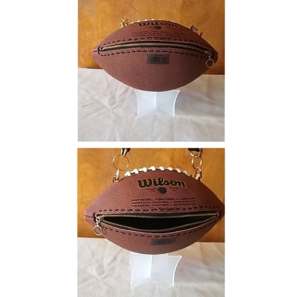 HANDMADE Football Purse (PITTSBURGH STEELERS) 🏈 - Picture 13 of 17